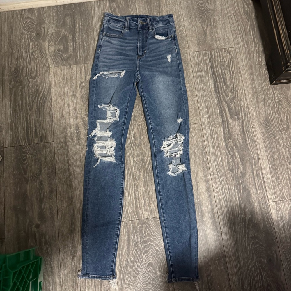 American Eagle- Curvy Super High Rise Jegging- size 0L